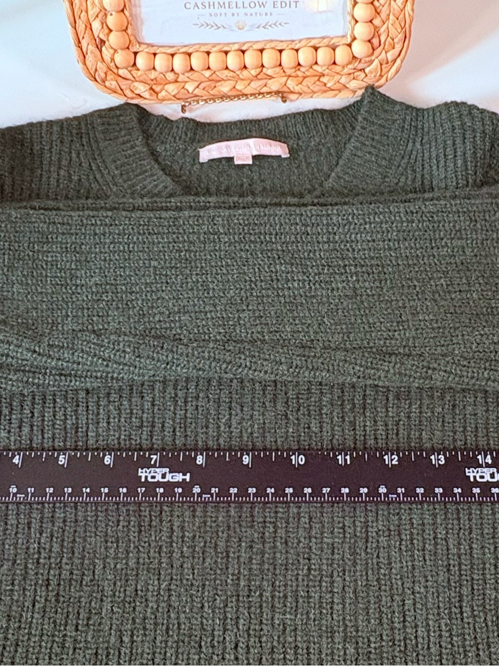 🌲 The Cashmere Project Forest Green Olive
100% Cashmere Rib Knit Sweater M - Picture 7 of 8
